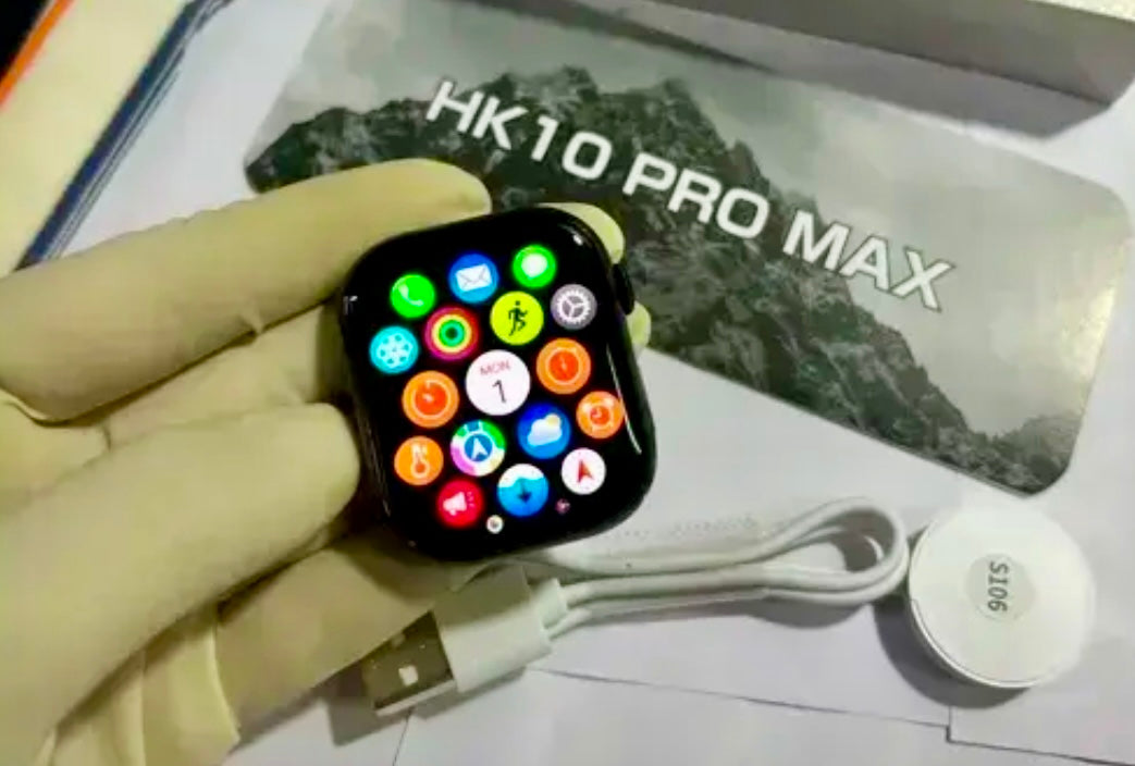 HK10 Pro Max Slim Design With Stainless Steel Finish Smart Watch {2024 Oct Edition} - Upgraded Version Of Series 10