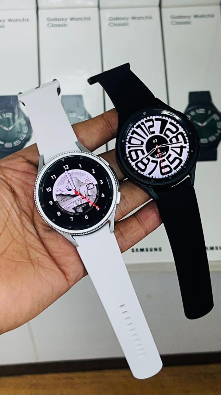 GALAXY WATCH 6 CLASSIC WITH DUAL BUTTONS & SAMSUNG PRINT* {1:1 ORIGINAL BOX PACKING}