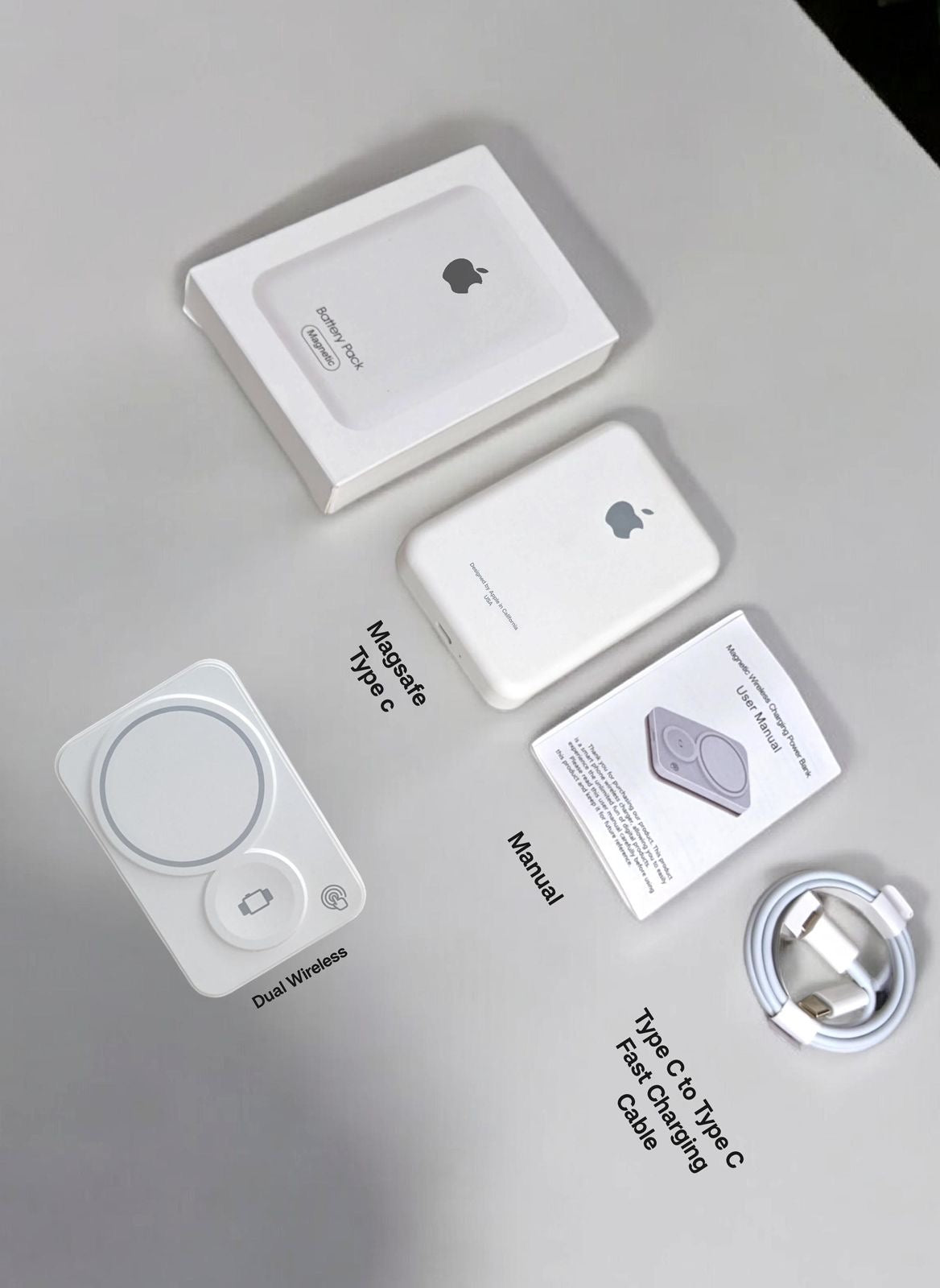 3 In 1 MagSafe Powerbank With Type C Port - 2025 Edition