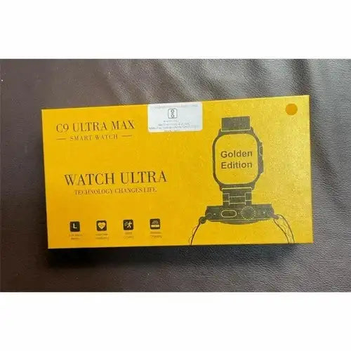 C9 Ultra 2 / C9 Ultra Max Smartwatch {24k Gold Belt Edition} {Basis Box Packing Availability}