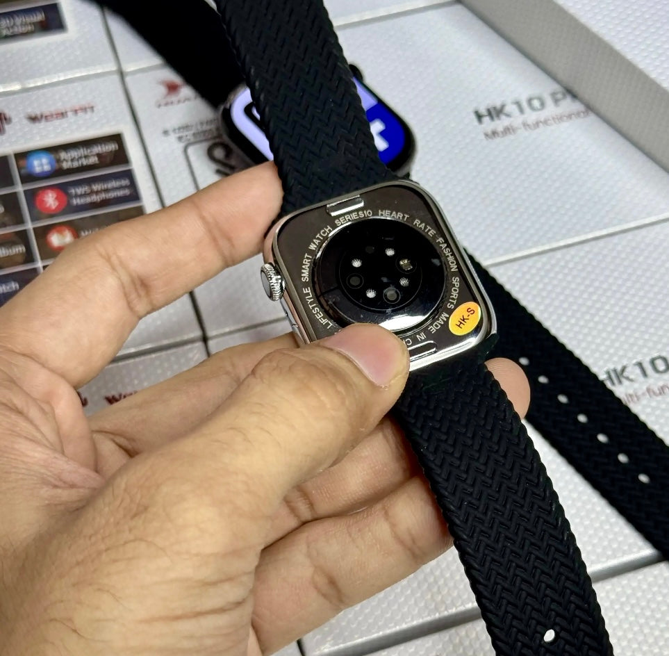 HK10 Pro Max Slim Design With Stainless Steel Finish Smart Watch {2024 Oct Edition} - Upgraded Version Of Series 10