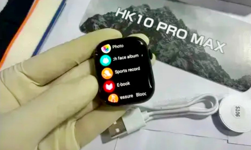 HK10 Pro Max Slim Design With Stainless Steel Finish Smart Watch {2024 Oct Edition} - Upgraded Version Of Series 10