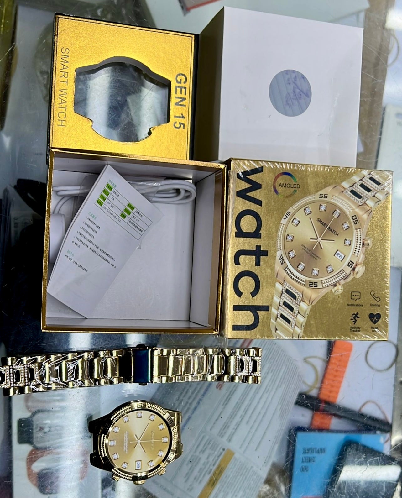 Fossil GEN 15 Smartwatch (Gold Edition Strap)