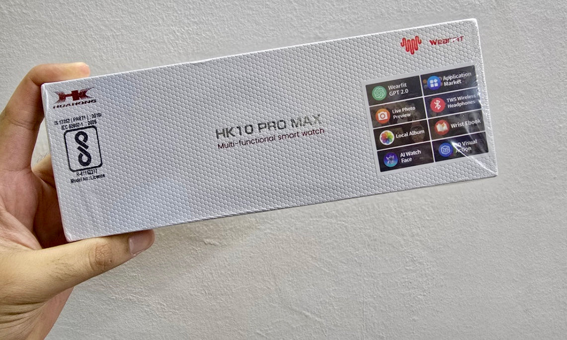 HK10 Pro Max Slim Design With Stainless Steel Finish Smart Watch {2024 Oct Edition} - Upgraded Version Of Series 10