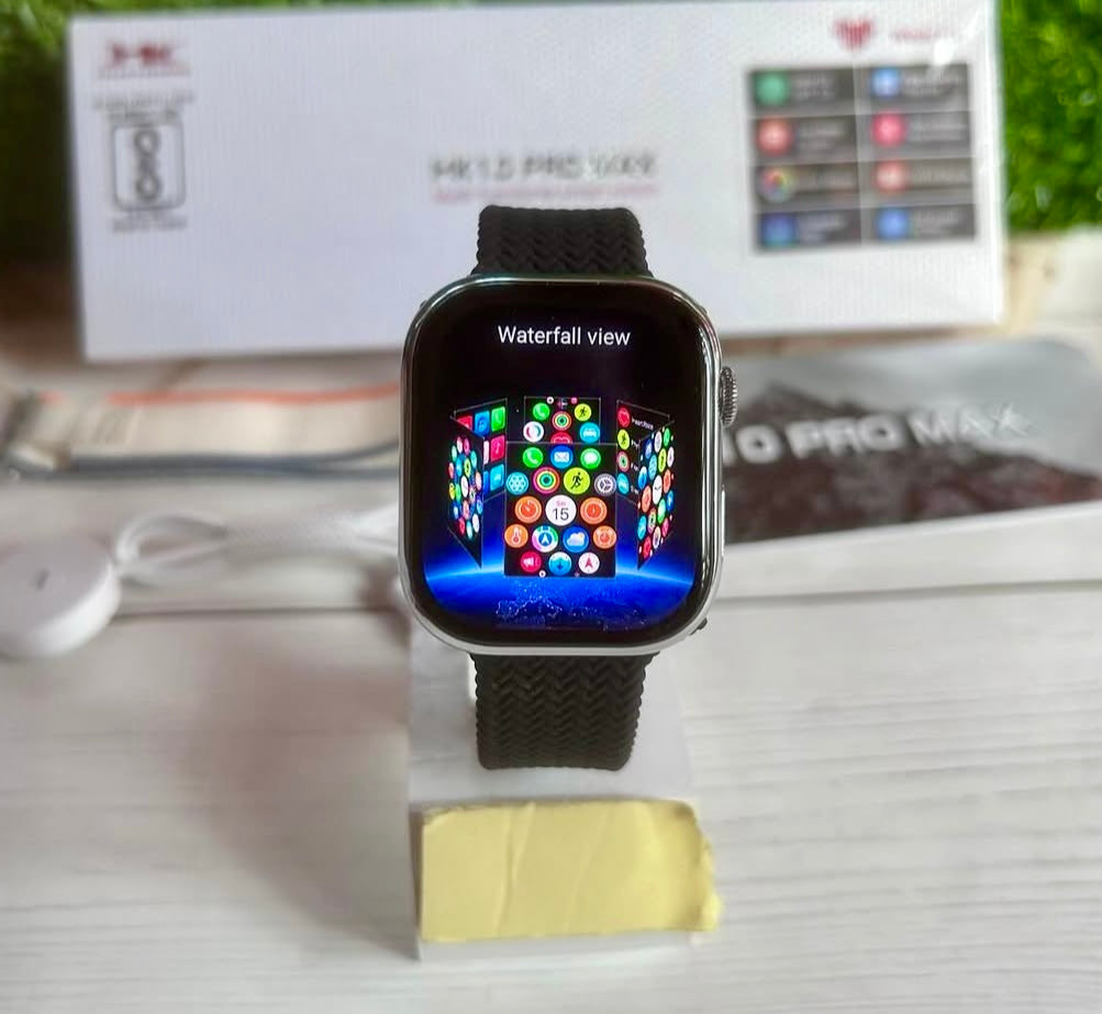 HK10 Pro Max Slim Design With Stainless Steel Finish Smart Watch {2024 Oct Edition} - Upgraded Version Of Series 10
