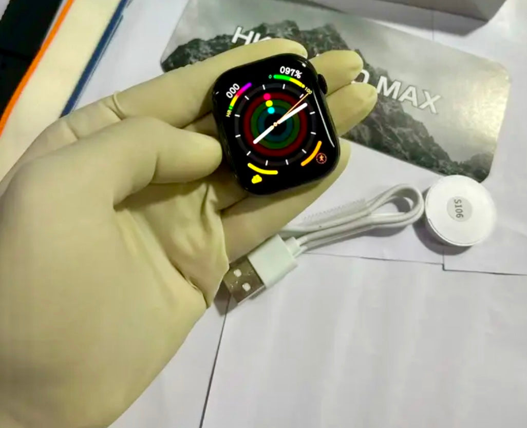 HK10 Pro Max Slim Design With Stainless Steel Finish Smart Watch {2024 Oct Edition} - Upgraded Version Of Series 10