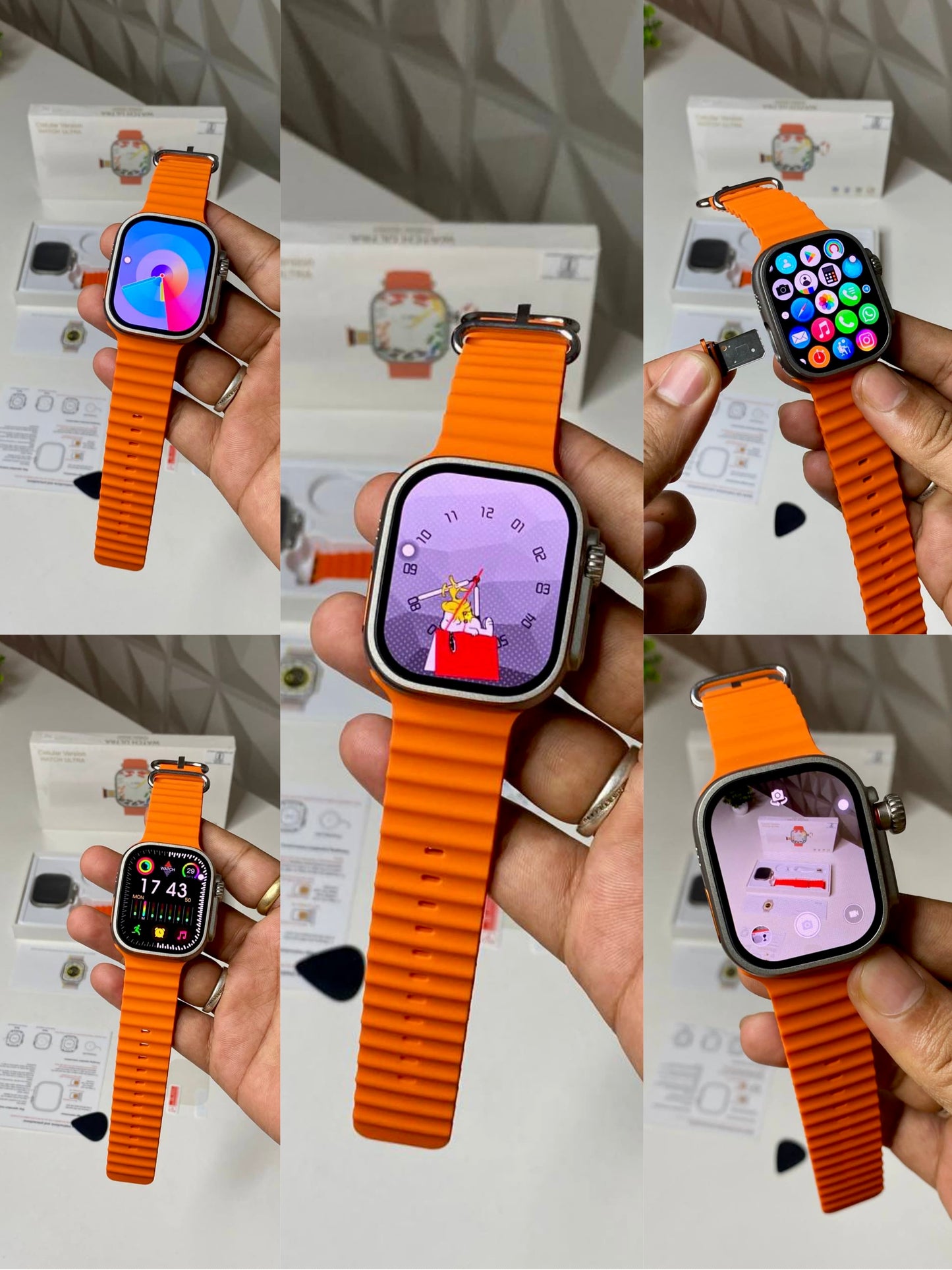 S12 Ultra High- Resolution Smartwatch With 180 Degree Rotating Camera || 4G & 5G SIM Supported || Android Operating System