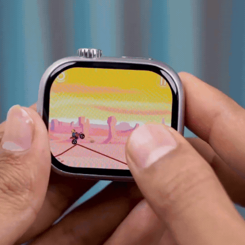 S16 Android 4G Smartwatch Super Curved AMOLED Display With 90Hz Refresh Rate, 180 Degree Telescopic Rotating 12 Mp Camera In 49 MM Ultra Look Dial