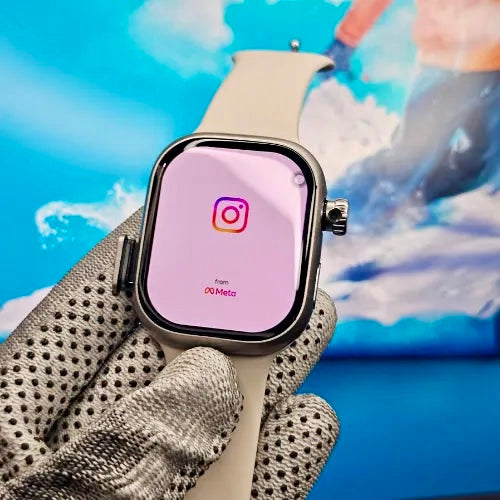S16 Android 4G Smartwatch Super Curved AMOLED Display With 90Hz Refresh Rate, 180 Degree Telescopic Rotating 12 Mp Camera In 49 MM Ultra Look Dial