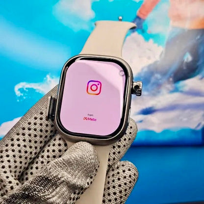 S16 Android 4G Smartwatch Super Curved AMOLED Display With 90Hz Refresh Rate, 180 Degree Telescopic Rotating 12 Mp Camera In 49 MM Ultra Look Dial