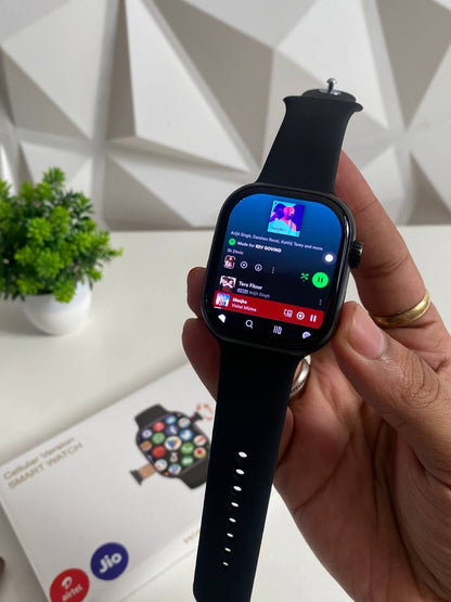 S16 Android 4G Smartwatch Super Curved AMOLED Display With 90Hz Refresh Rate, 180 Degree Telescopic Rotating 12 Mp Camera In 49 MM Ultra Look Dial