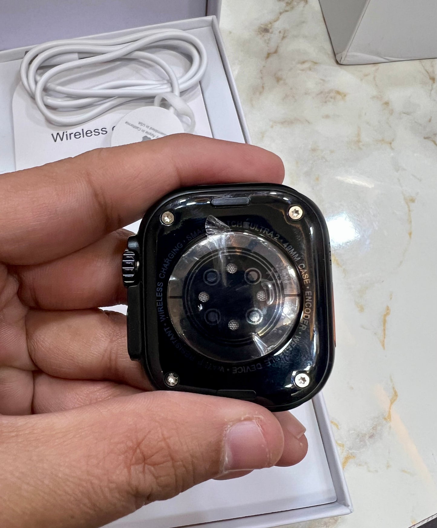 2025 Edition Smartwatch Ultra 2 – RT9 Pro V.2_Black Edition With Storage Variant, ON/OFF Logo, Gallery Sync & TWS Connect