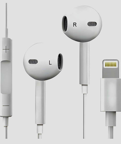 Wired In-Ear Earphone With Lightning Connector Port