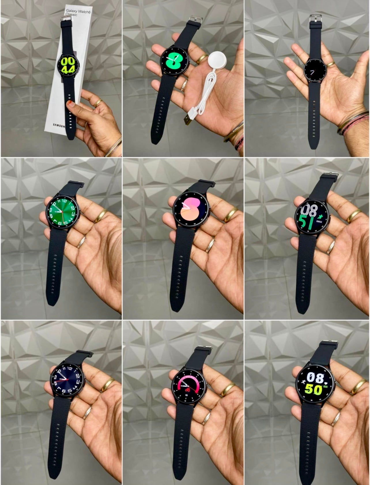 GALAXY WATCH 6 CLASSIC WITH DUAL BUTTONS & SAMSUNG PRINT* {1:1 ORIGINAL BOX PACKING}