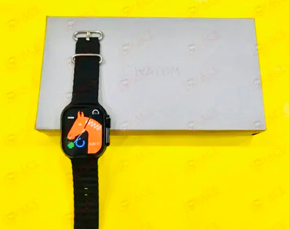2025 Edition Smartwatch Ultra 2 – RT9 Pro V.2_Black Edition With Storage Variant, ON/OFF Logo, Gallery Sync & TWS Connect