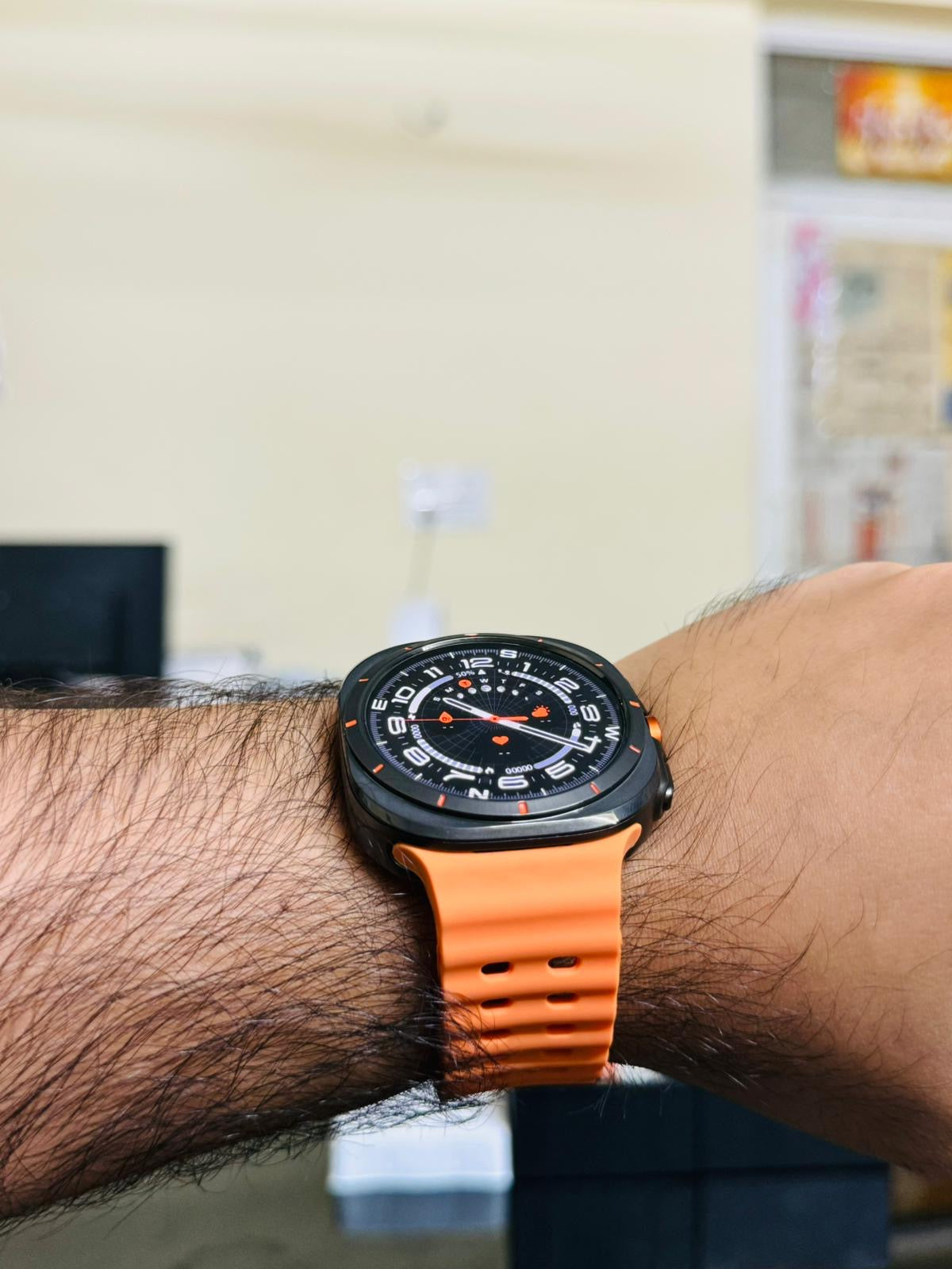 SAMSUNG Galaxy Active Ultra 7 Smartwatch (47mm Super AMOLED Display) With Samsung On / Off Logo