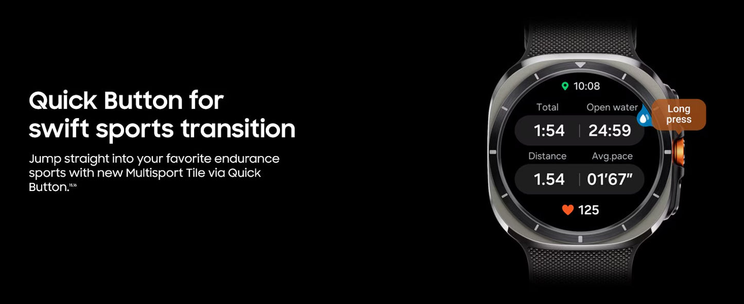 SAMSUNG Galaxy Active Ultra 7 Smartwatch (47mm Super AMOLED Display) With Samsung On / Off Logo