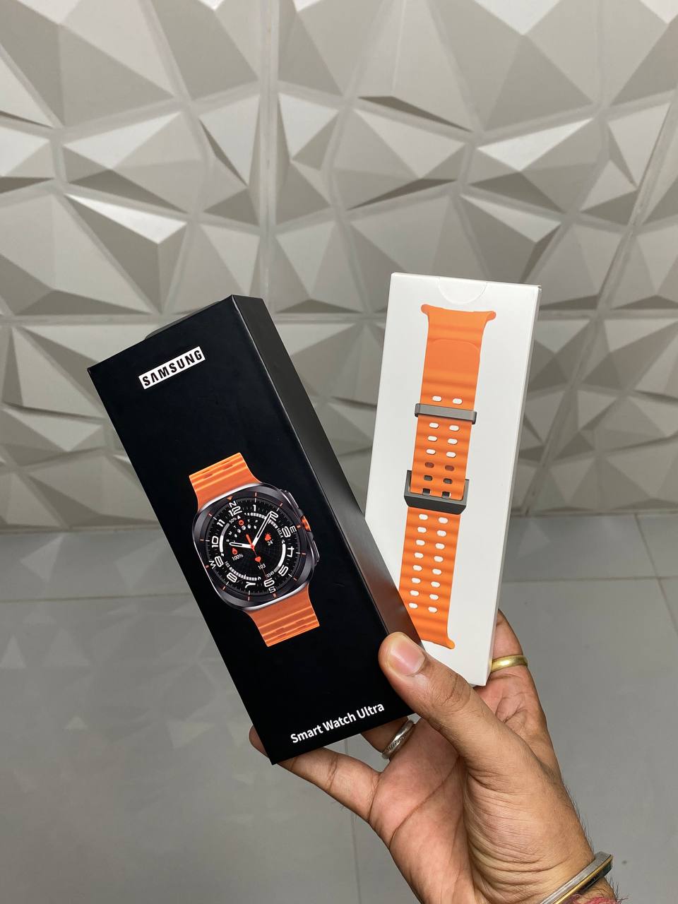 SAMSUNG Galaxy Active Ultra 7 Smartwatch (47mm Super AMOLED Display) With Samsung On / Off Logo