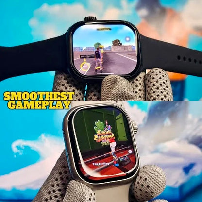 S16 Android 4G Smartwatch Super Curved AMOLED Display With 90Hz Refresh Rate, 180 Degree Telescopic Rotating 12 Mp Camera In 49 MM Ultra Look Dial