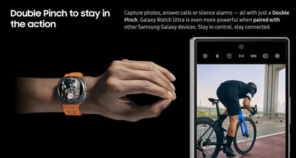 SAMSUNG Galaxy Active Ultra 7 Smartwatch (47mm Super AMOLED Display) With Samsung On / Off Logo