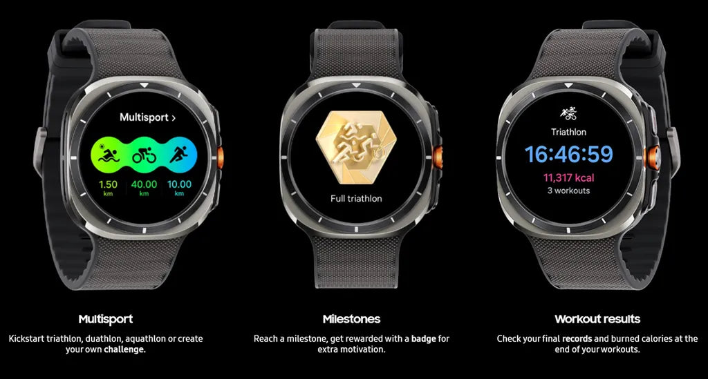 SAMSUNG Galaxy Active Ultra 7 Smartwatch (47mm Super AMOLED Display) With Samsung On / Off Logo