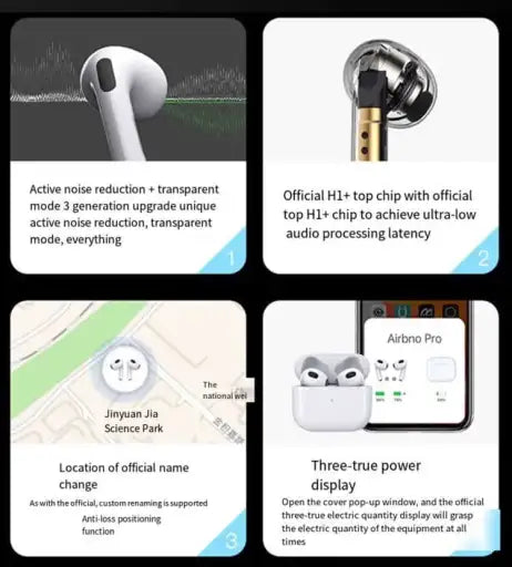 AirPodz Pro 3rd Generation (Lightning Cable)