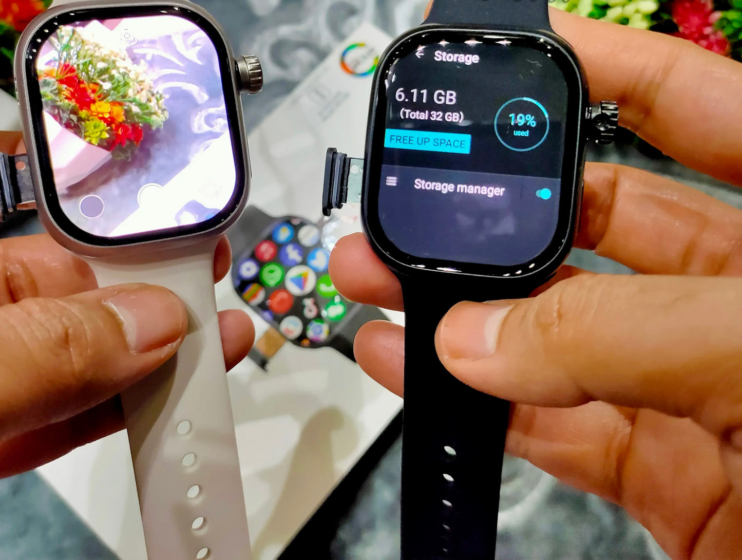 S16 Android 4G Smartwatch Super Curved AMOLED Display With 90Hz Refresh Rate, 180 Degree Telescopic Rotating 12 Mp Camera In 49 MM Ultra Look Dial
