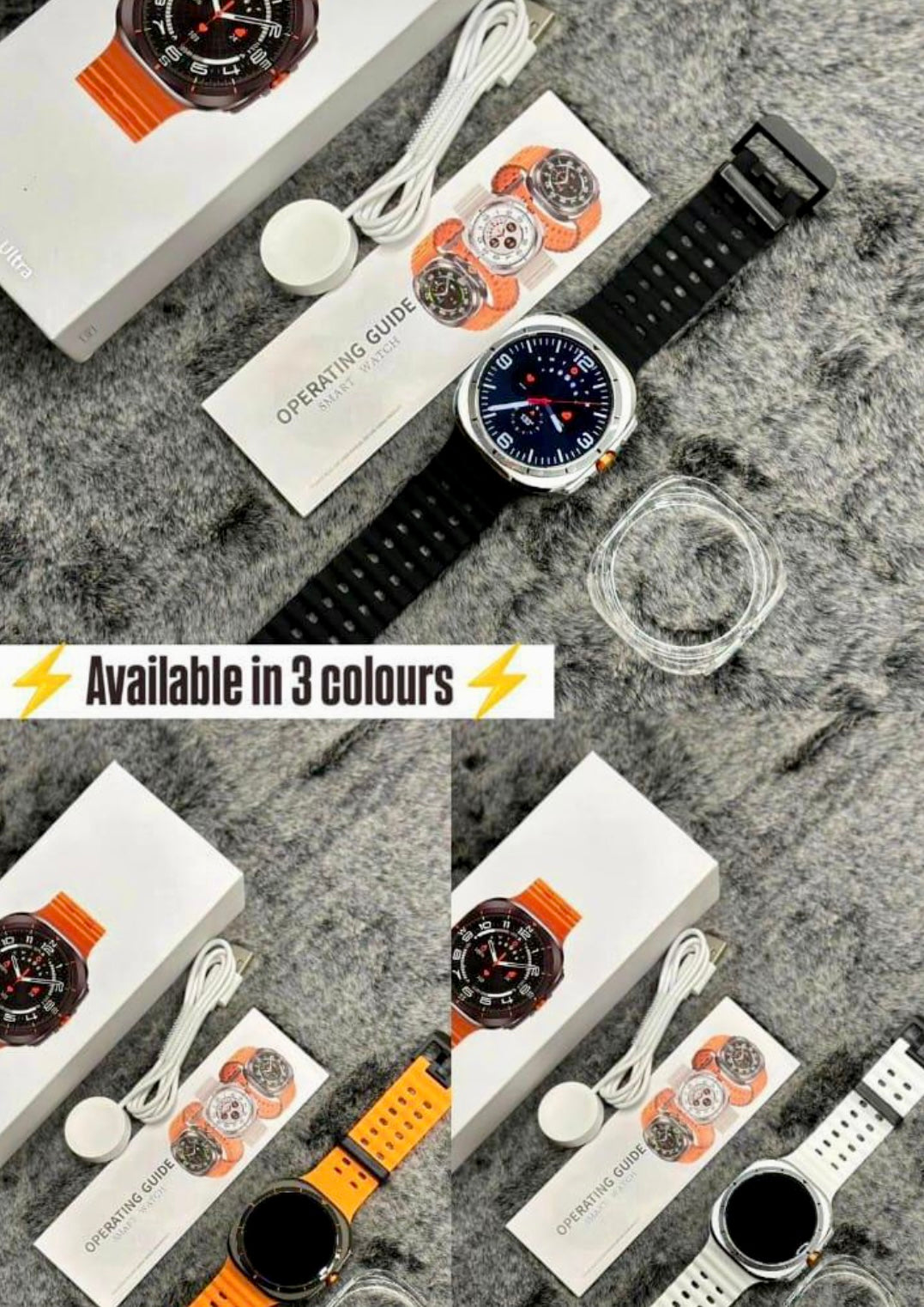 SAMSUNG Galaxy Active Ultra 7 Smartwatch (47mm Super AMOLED Display) With Samsung On / Off Logo