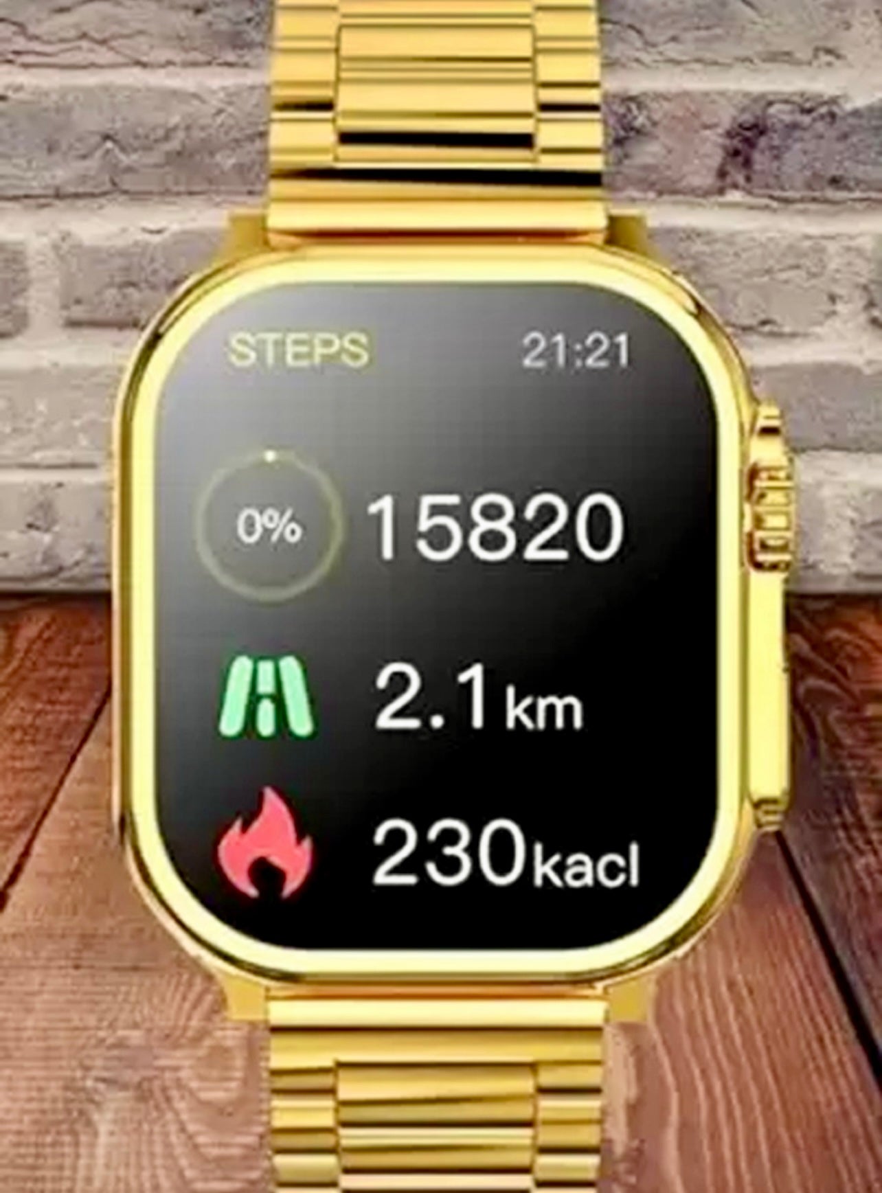 New 24K Imported Golden Ultra Series 8 Smartwatch With 2 Belts {1:1 AMOLED Like Never Before}