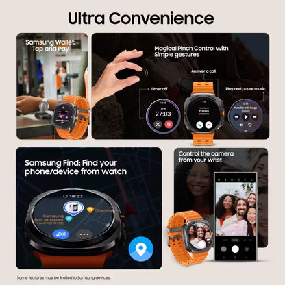 SAMSUNG Galaxy Active Ultra 7 Smartwatch (47mm Super AMOLED Display) With Samsung On / Off Logo