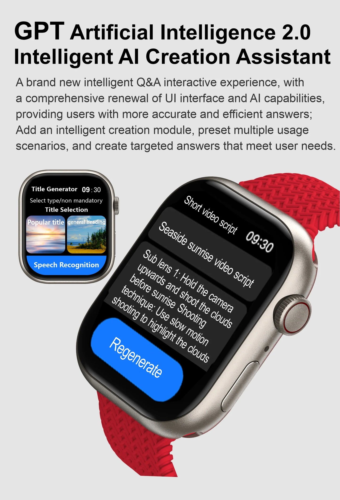 HK 9 Pro Max + Super AMOLED Display Smartwatch Inclusive Of ChatGPT⚡{2024 Model 1:1 Copy}
