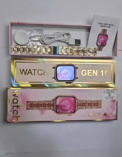 2024 Fossil Gen 16 Square Dial Smartwatch {Specially for Ladies In Diamond Edition}