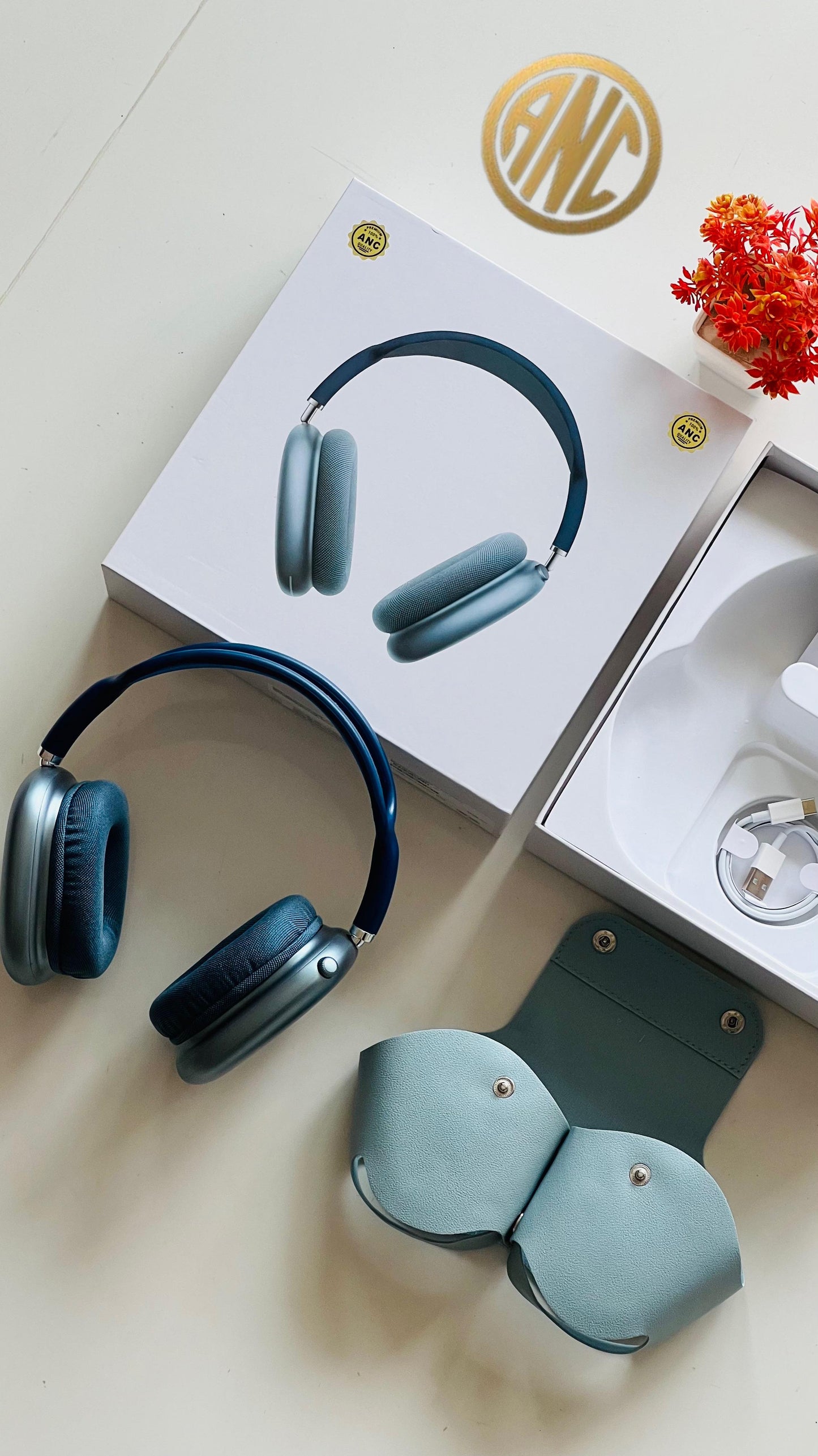 AIRPODZ MAX - NEXT TO OG QUALITY (With ANC Feature & Magnetic Cushions) 2024 Dubai Edition ✅