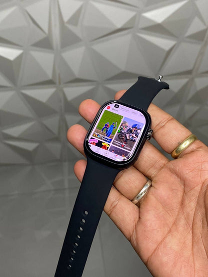 S16 Android 4G Smartwatch Super Curved AMOLED Display With 90Hz Refresh Rate, 180 Degree Telescopic Rotating 12 Mp Camera In 49 MM Ultra Look Dial