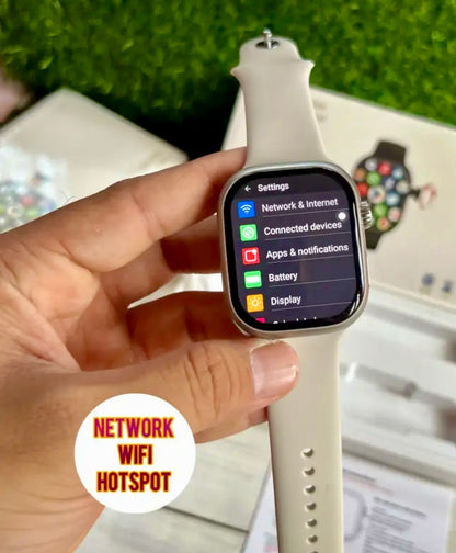 S16 Android 4G Smartwatch Super Curved AMOLED Display With 90Hz Refresh Rate, 180 Degree Telescopic Rotating 12 Mp Camera In 49 MM Ultra Look Dial