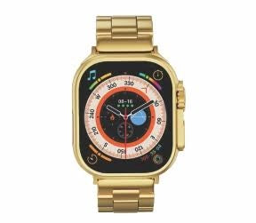 New 24K Imported Golden Ultra Series 8 Smartwatch With 2 Belts {1:1 AMOLED Like Never Before}