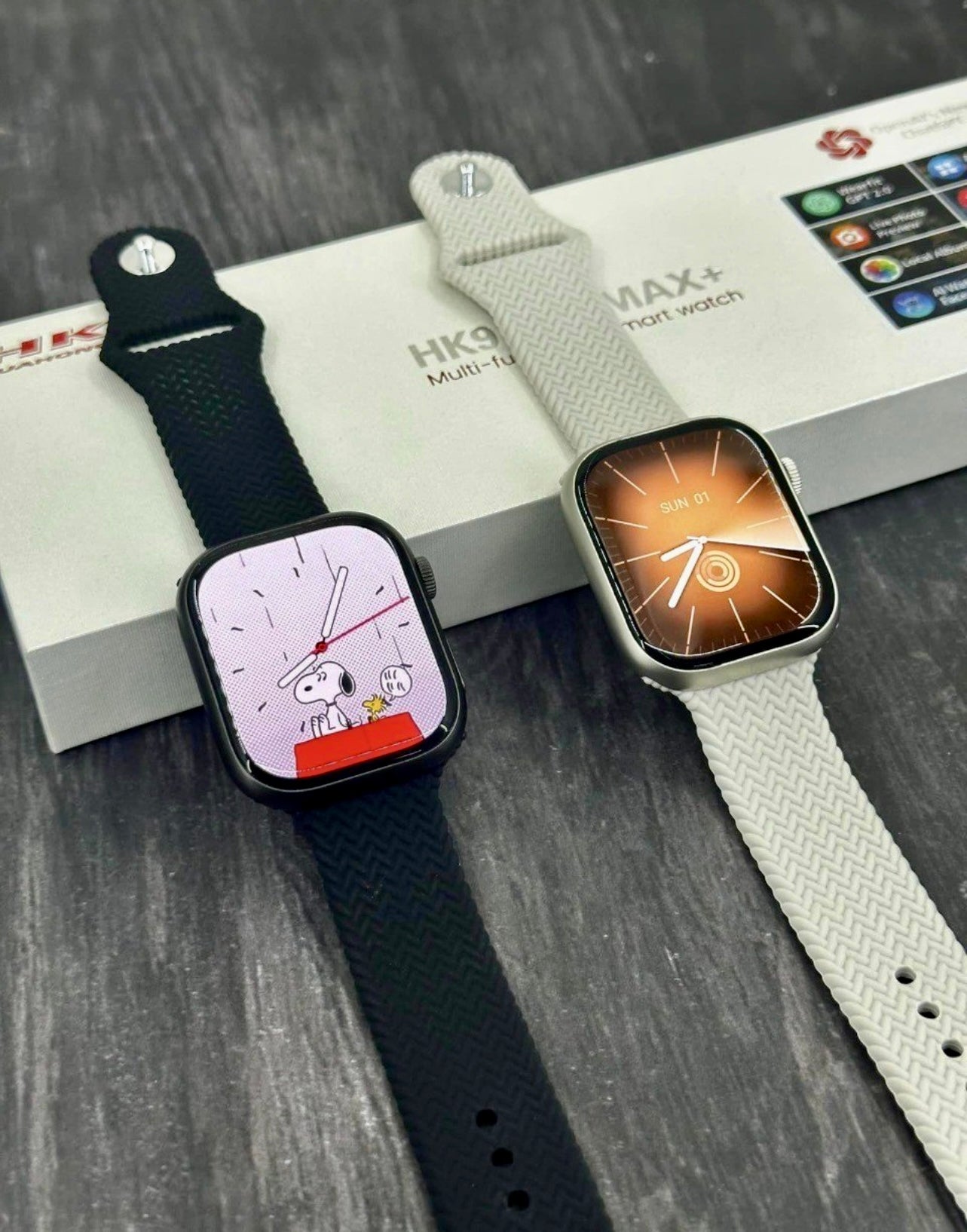 HK 9 Pro Max + Super AMOLED Display Smartwatch Inclusive Of ChatGPT⚡{2024 Model 1:1 Copy}