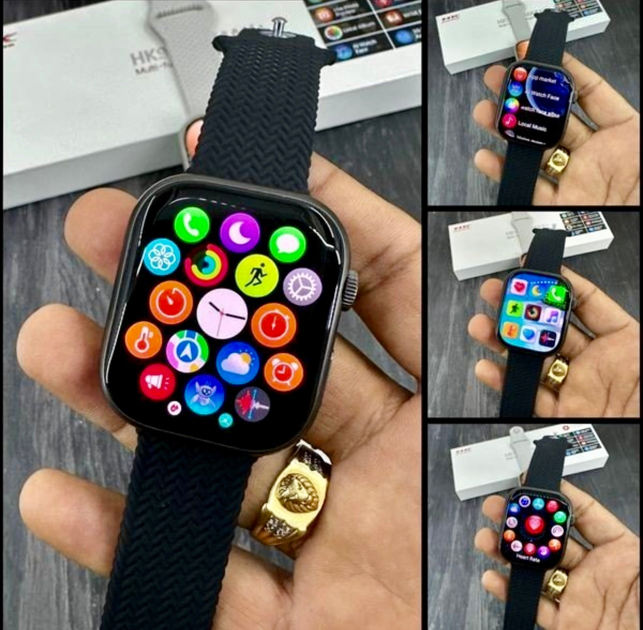 HK 9 Pro Max + Super AMOLED Display Smartwatch Inclusive Of ChatGPT⚡{2024 Model 1:1 Copy}