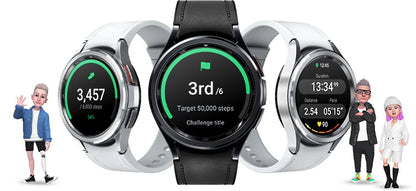GALAXY WATCH 6 CLASSIC WITH DUAL BUTTONS & SAMSUNG PRINT* {1:1 ORIGINAL BOX PACKING}