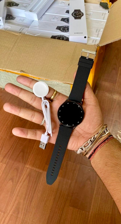 GALAXY WATCH 6 CLASSIC WITH DUAL BUTTONS & SAMSUNG PRINT* {1:1 ORIGINAL BOX PACKING}