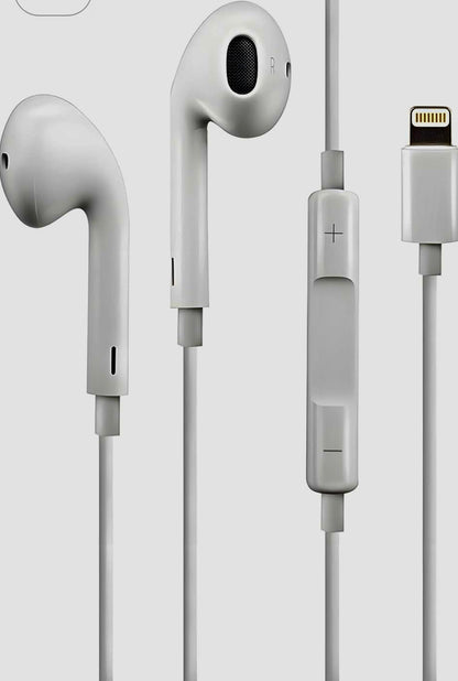 Wired In-Ear Earphone With Lightning Connector Port