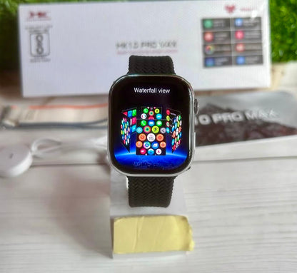 HK10 Pro Max Slim Design With Stainless Steel Finish Smart Watch {2024 Oct Edition} - Upgraded Version Of Series 10
