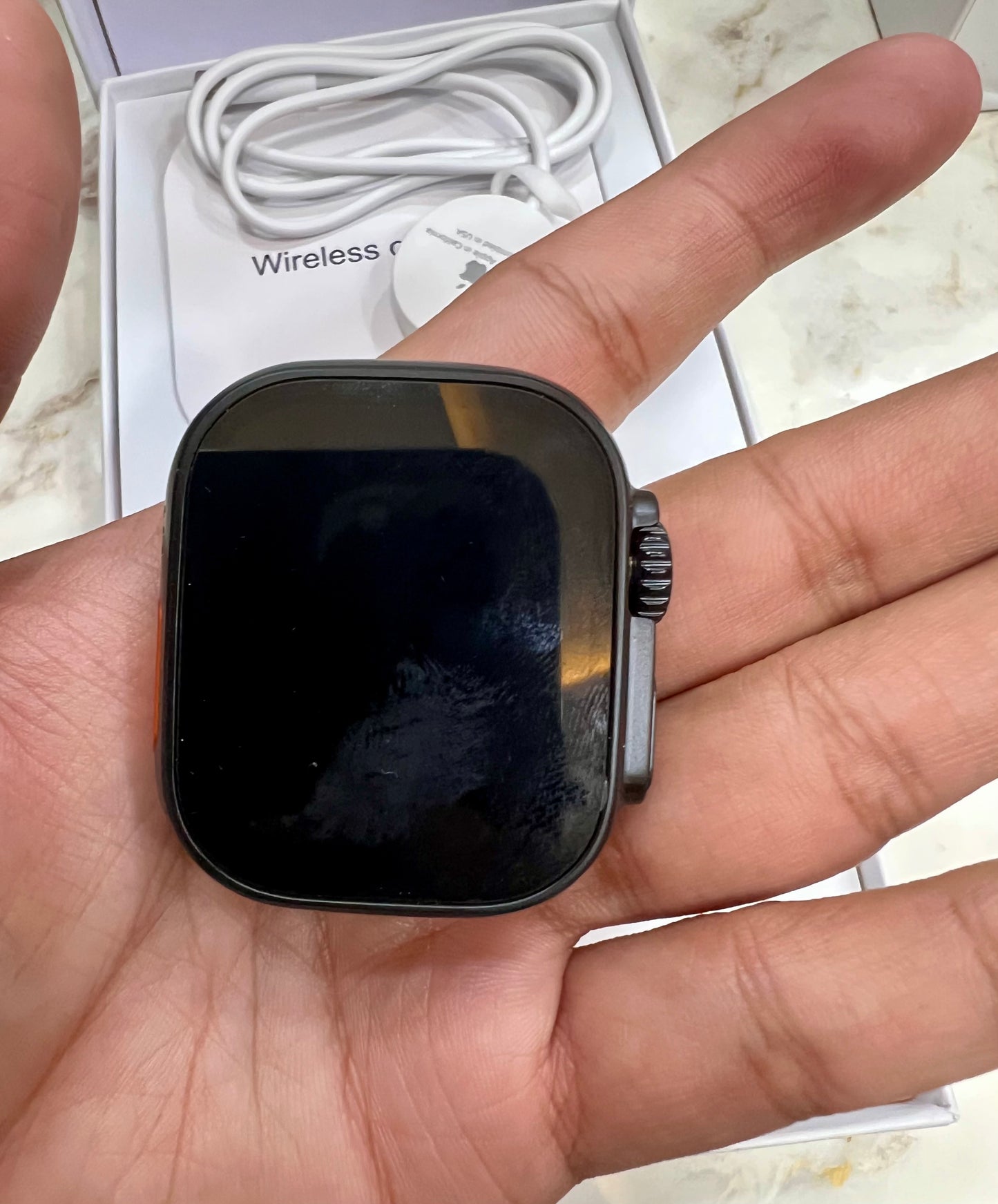 2025 Edition Smartwatch Ultra 2 – RT9 Pro V.2_Black Edition With Storage Variant, ON/OFF Logo, Gallery Sync & TWS Connect