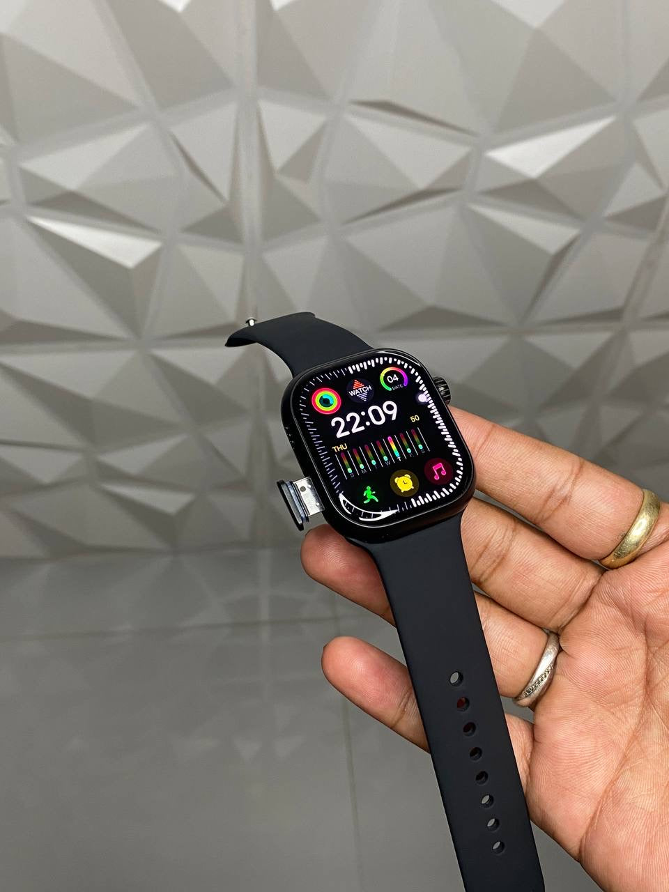 S16 Android 4G Smartwatch Super Curved AMOLED Display With 90Hz Refresh Rate, 180 Degree Telescopic Rotating 12 Mp Camera In 49 MM Ultra Look Dial