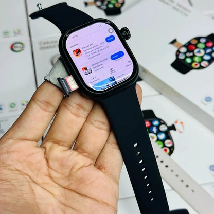S16 Android 4G Smartwatch Super Curved AMOLED Display With 90Hz Refresh Rate, 180 Degree Telescopic Rotating 12 Mp Camera In 49 MM Ultra Look Dial