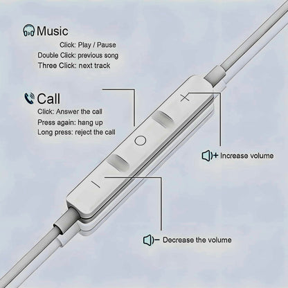 Wired In-Ear Earphone With Lightning Connector Port