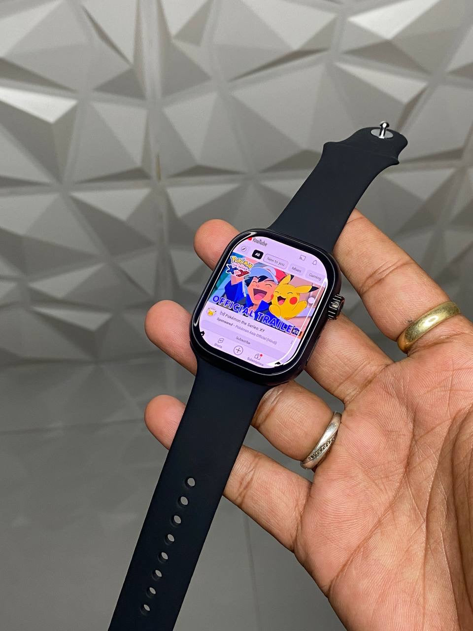 S16 Android 4G Smartwatch Super Curved AMOLED Display With 90Hz Refresh Rate, 180 Degree Telescopic Rotating 12 Mp Camera In 49 MM Ultra Look Dial