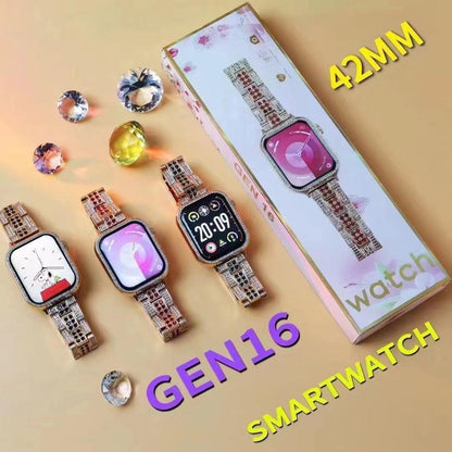 2024 Fossil Gen 16 Square Dial Smartwatch {Specially for Ladies In Diamond Edition}