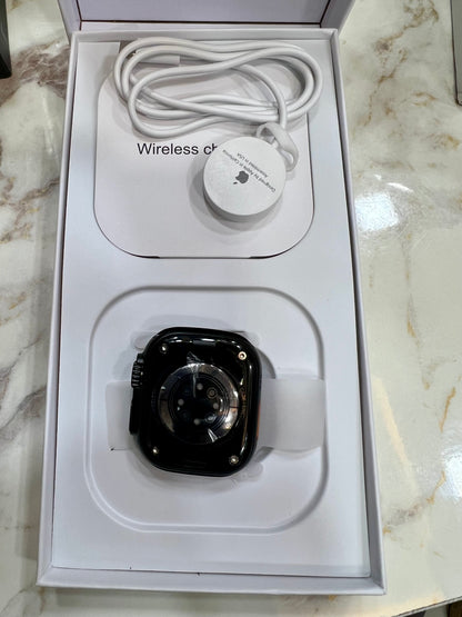 2025 Edition Smartwatch Ultra 2 – RT9 Pro V.2_Black Edition With Storage Variant, ON/OFF Logo, Gallery Sync & TWS Connect