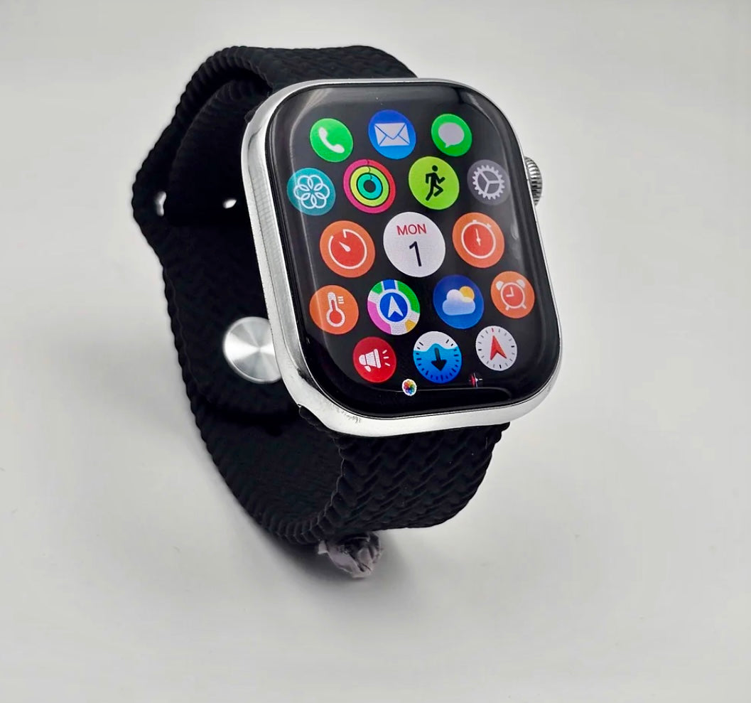 HK10 Pro Max Slim Design With Stainless Steel Finish Smart Watch {2024 Oct Edition} - Upgraded Version Of Series 10